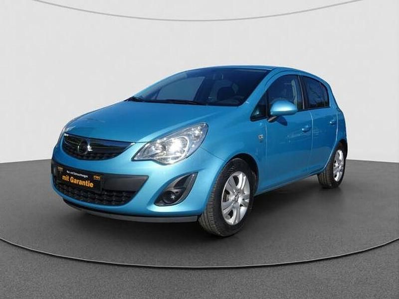 Aquamarin mi2 (metallic) Gebraucht 2012 Opel Corsa Satellite Limousine | 5.490 € (Etwas zu teuer) - Bild 1/3