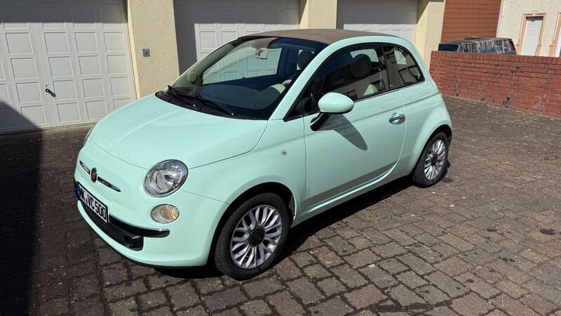 Grün Gebraucht 2015 Fiat 500C Pop Cabrio | 7.990 € (Guter Preis) - Bild 1/4