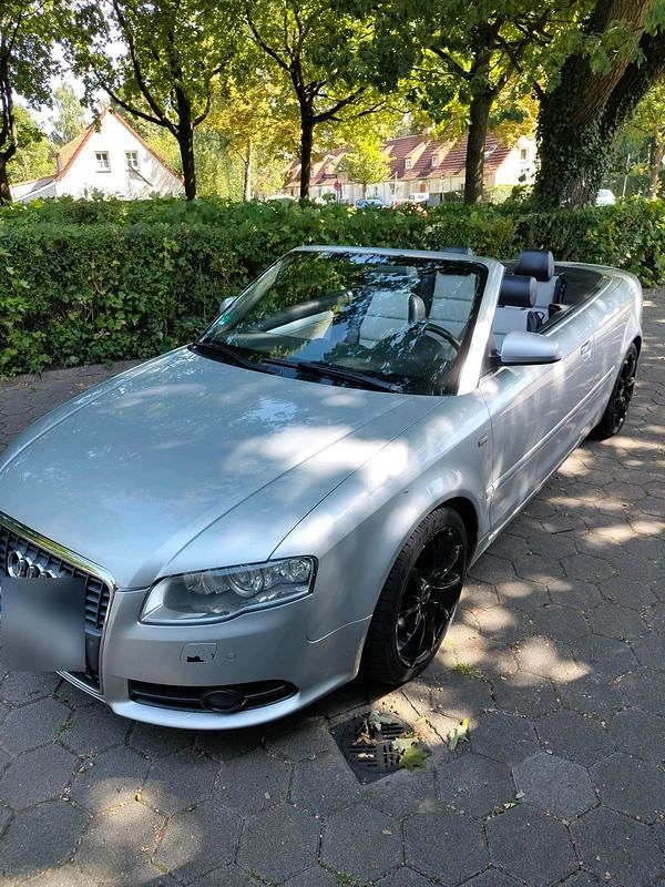 Silber Gebraucht 2008 Audi A4 Cabriolet S-Line Cabrio | 3.500 € (Guter Preis) - Bild 1/4