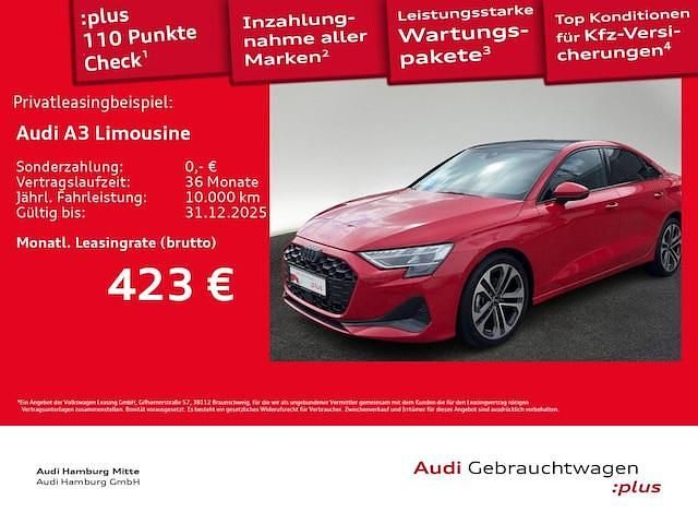 Gebraucht Audi A3 Advanced Plus 150 PS (110 kW) 2025 Progressivrot metallic Limousine