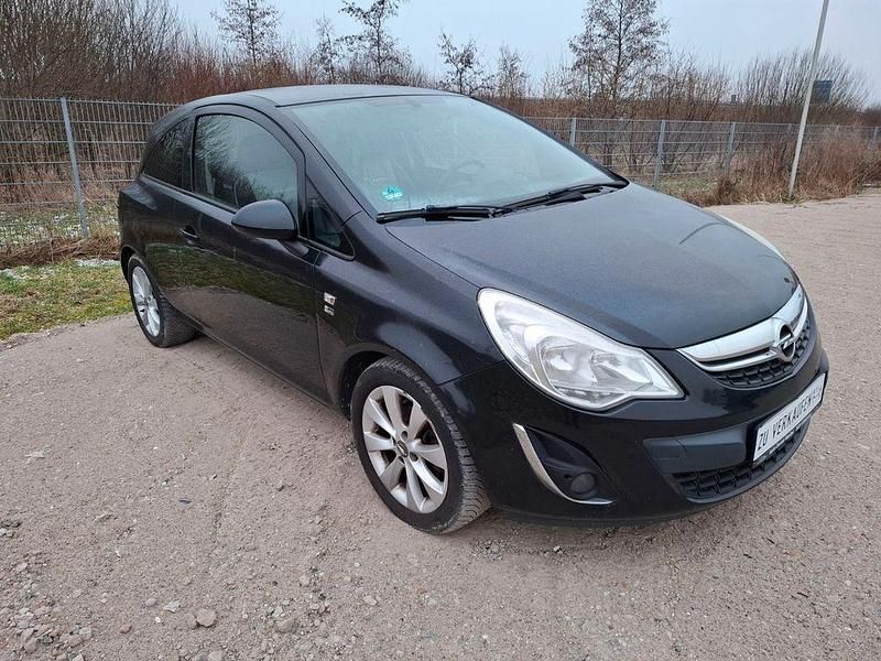 Gebraucht Opel Corsa 69 PS (50 kW) 2012 Schwarz Limousine