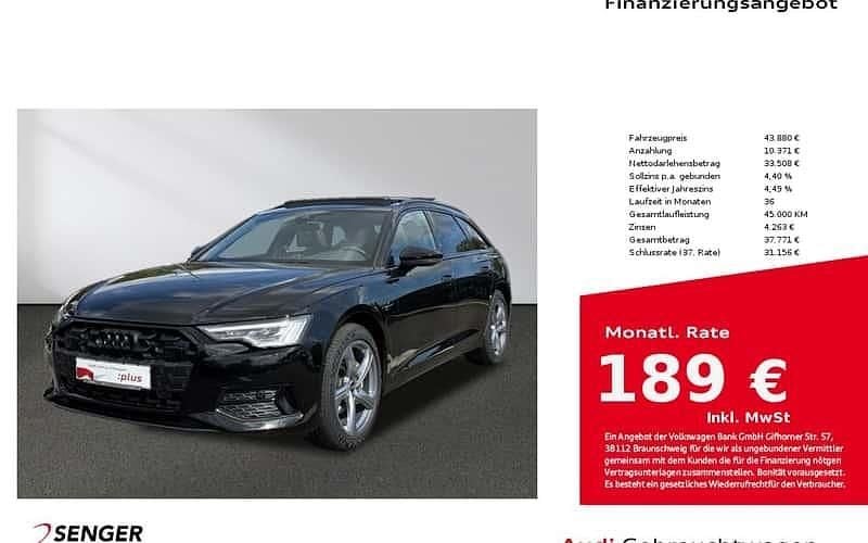 Schwarz Gebraucht 2024 Audi A6 Ambiente Kombi | 43.880 € (Fairer Preis) - Bild 1/4