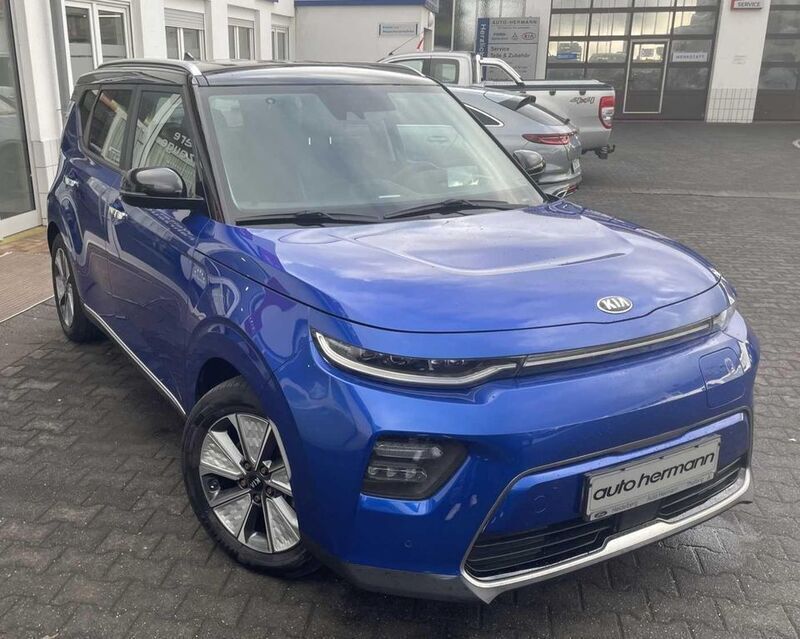 Gebraucht Kia Soul EV Launch Edition 150 kW (204 PS) 2019 Neptunblau / schwarz SUV