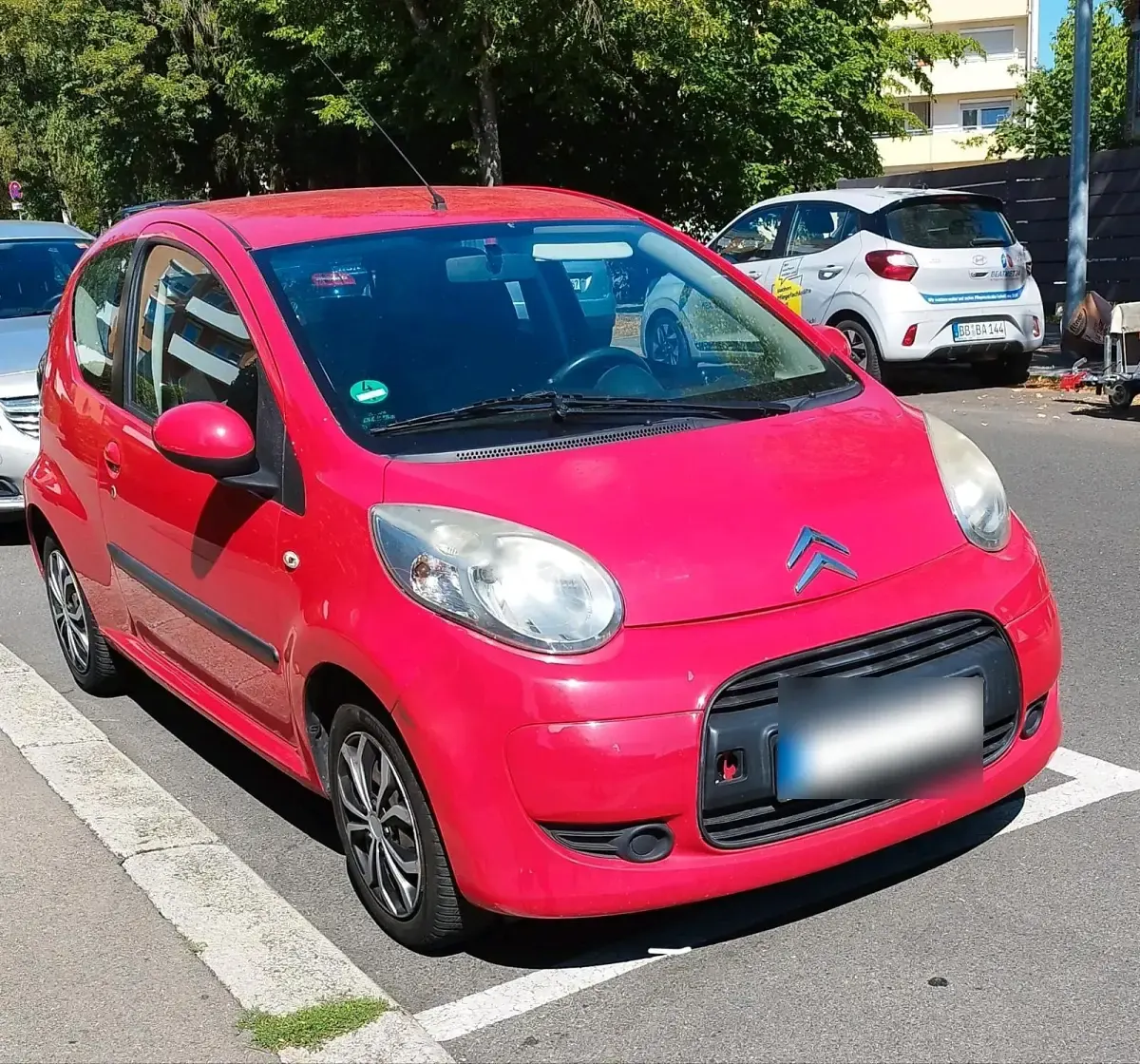 Gebraucht Citroën C1 68 PS (50 kW) 2009 Rot Kleinwagen
