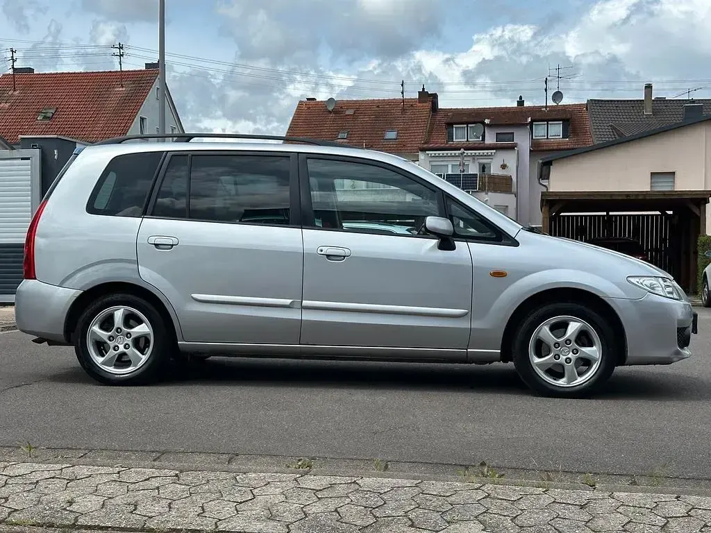 Gebraucht Mazda Premacy Exclusive 101 PS (74 kW) 2004 Silber Van / Kleinbus