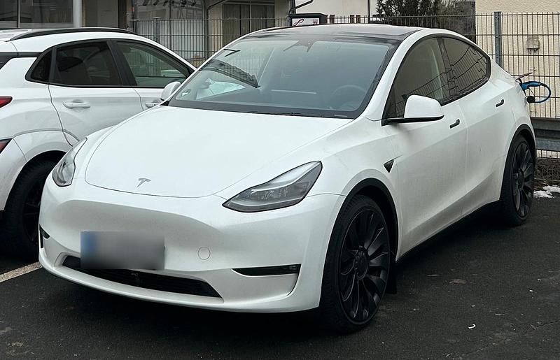 Gebraucht Tesla Model Y Performance 393 kW (535 PS) 2023 Weiß SUV