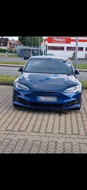 Gebraucht Tesla Model S 344 kW (469 PS) 2017 Blau Kleinwagen