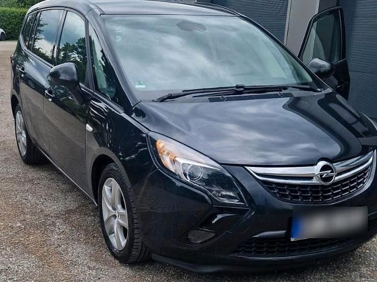 Schwarz Gebraucht 2016 Opel Zafira Tourer Van / Kleinbus | 7.000 € (Superpreis) - Bild 1/4