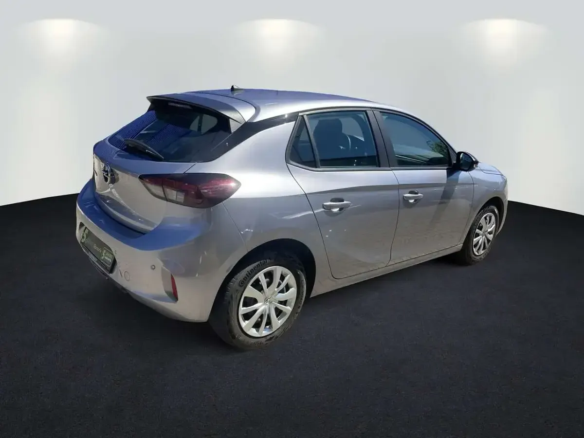 Gebraucht Opel Corsa Edition 75 PS (55 kW) 2021 Kontrast grau / quarz silber Kleinwagen