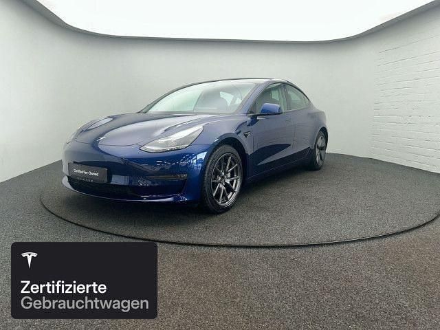 Deep blue metallic Gebraucht 2021 Tesla Model 3 Long Range AWD Limousine | 29.700 € (Fairer Preis) - Bild 1/4