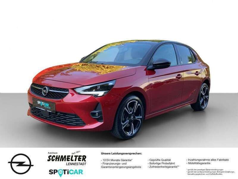 Rot Gebraucht 2022 Opel Corsa GS Line Kleinwagen | 16.940 € (Fairer Preis) - Bild 1/4