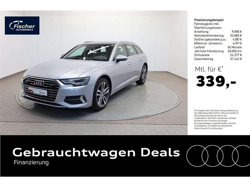 Silber Gebraucht 2022 Audi A6 Sport Kombi | 41.880 € (Guter Preis) - Bild 1/4