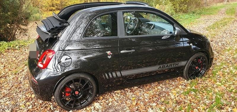Schwarz Gebraucht 2016 Abarth 595C Competizione Cabrio | 16.950 € (Superpreis) - Bild 1/4
