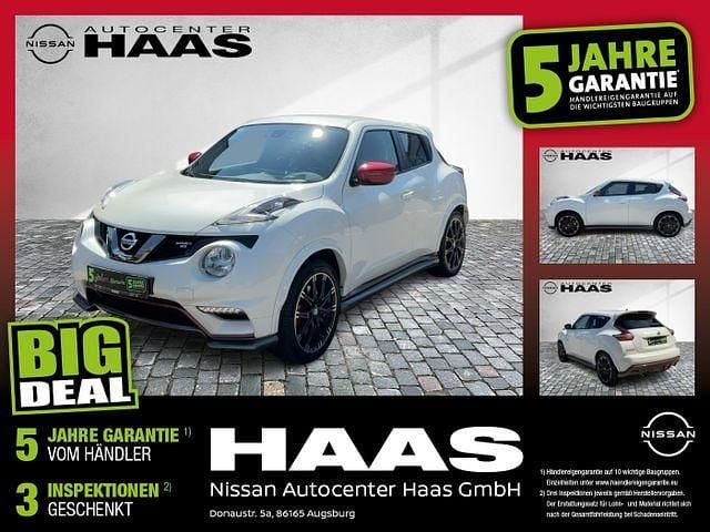 Brilliant white (m) (metallic) Gebraucht 2018 Nissan Juke Nismo RS SUV | 16.380 € (Fairer Preis) - Bild 1/4