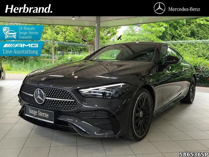 Metalliclack graphitgrau Gebraucht 2024 Mercedes CLE300 AMG Coupé | 53.490 € (Guter Preis) - Bild 1/4