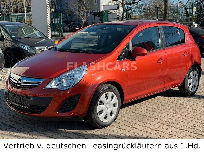 Gebraucht Opel Corsa Edition 101 PS (74 kW) 2013 Orange Kleinwagen