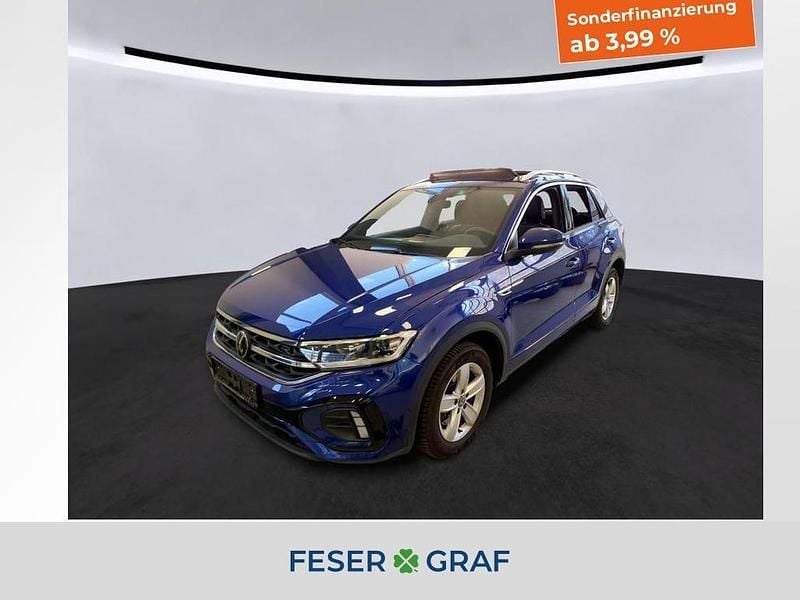 Lapiz blue metallic Gebraucht 2023 VW T-Roc R-line SUV | 29.950 € (Guter Preis) - Bild 1/3