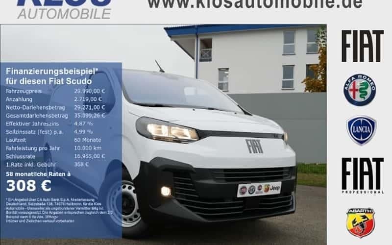 Weiß Gebraucht 2025 Fiat Scudo Van / Kleinbus | 29.990 € (Fairer Preis) - Bild 1/4