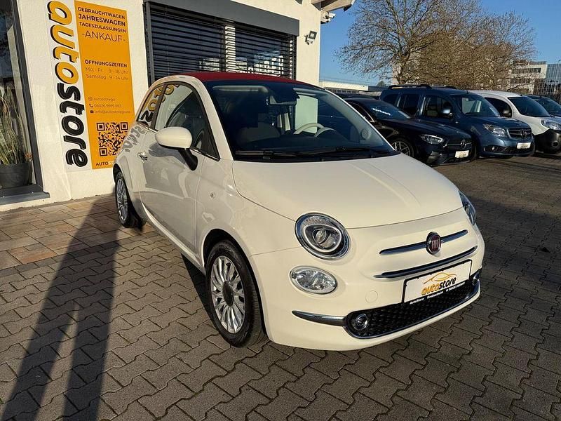 Gebraucht Fiat 500C Basis 69 PS (50 kW) 2023 Pompei grau / verdeck rot Cabrio