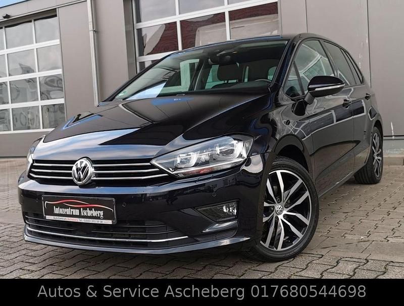 Schwarz Gebraucht 2017 VW Golf Sportsvan Sound Van / Kleinbus | 15.490 € (Fairer Preis) - Bild 1/4