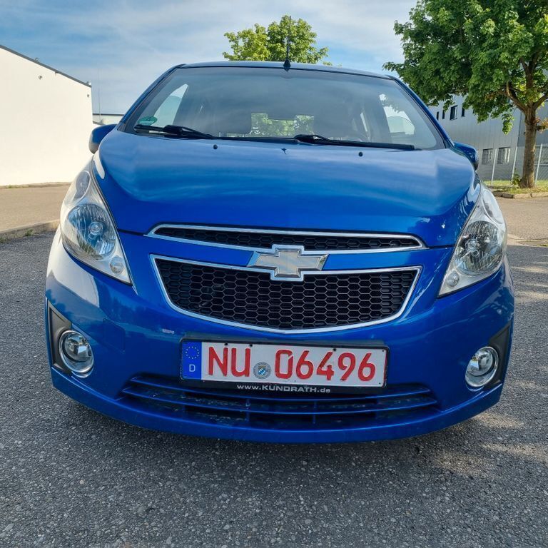 Blau Gebraucht 2010 Chevrolet Spark Kleinwagen | 2.290 € (Fairer Preis) - Bild 1/4
