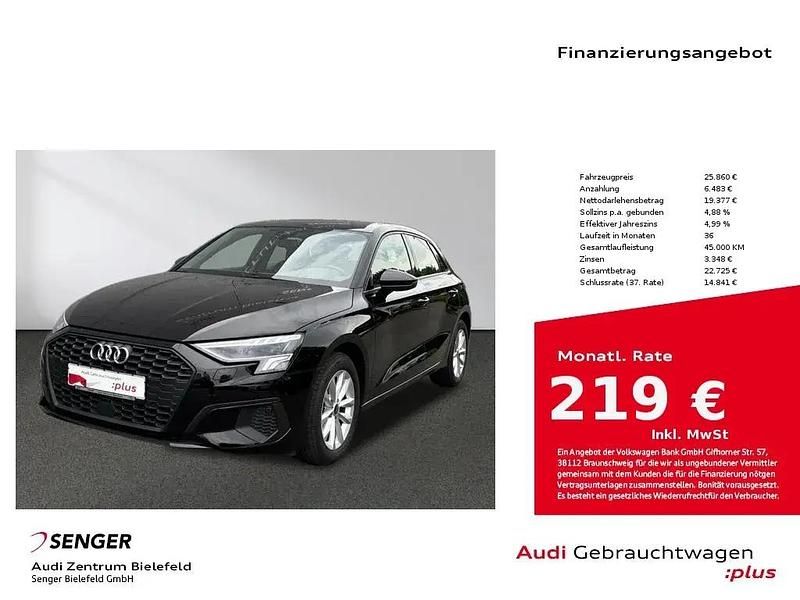 Schwarz Gebraucht 2024 Audi A3 | 25.860 € - Bild 1/1