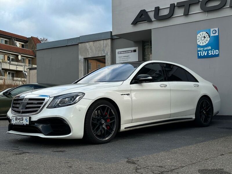 Weiß Gebraucht 2018 Mercedes S63 AMG AMG Limousine | 64.980 € (Superpreis) - Bild 1/4