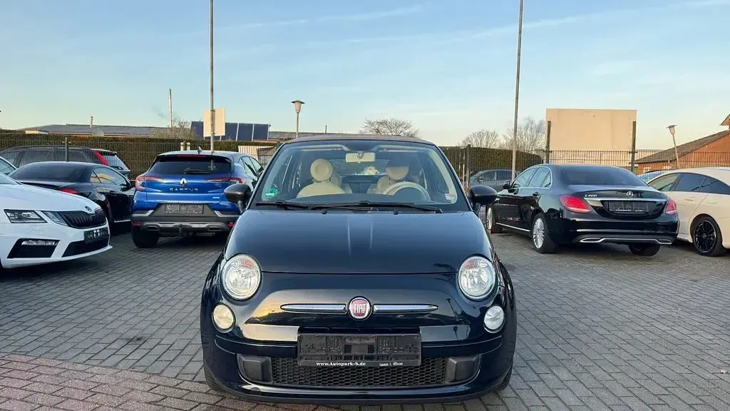 Gebraucht Fiat 500 Pop 69 PS (50 kW) 2011 Blau Cabrio