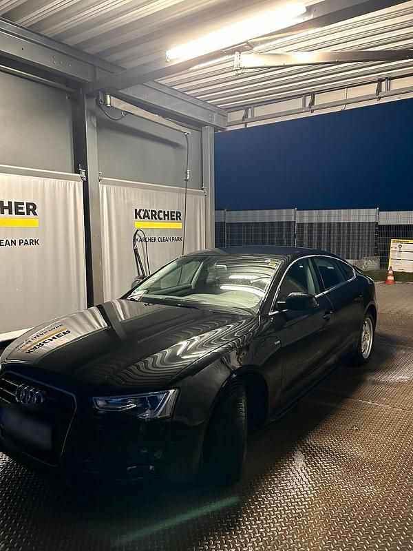 Schwarz Gebraucht 2015 Audi A5 Sportback S-Line Limousine | 8.500 € (Superpreis) - Bild 1/4