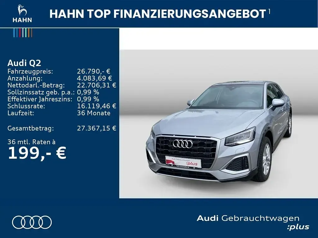 Gebraucht Audi Q2 Advanced 116 PS (85 kW) 2025 Florettsilber metallic SUV