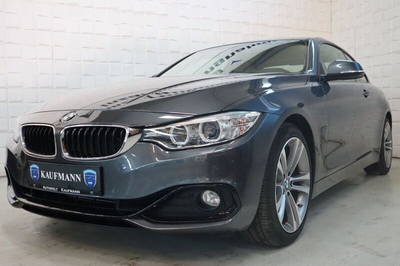 Grau Gebraucht 2015 BMW 420 Sport Line Coupé | 17.490 € (Guter Preis) - Bild 1/4