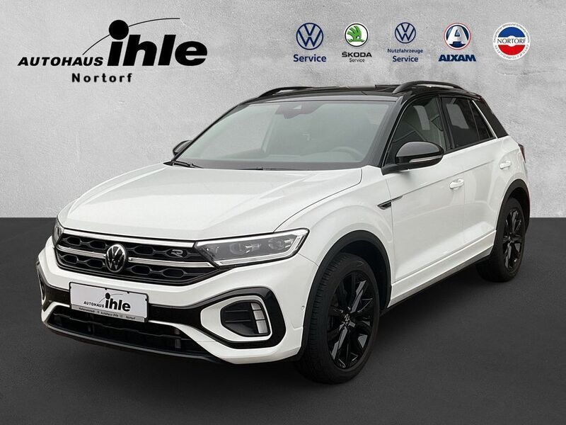 Pure white schwarz Gebraucht 2023 VW T-Roc R-line SUV | 39.880 € (Teuer) - Bild 1/4