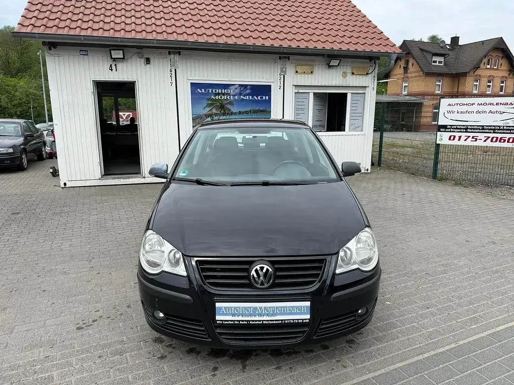 Gebraucht VW Polo United 69 PS (50 kW) 2008 Schwarz Kleinwagen