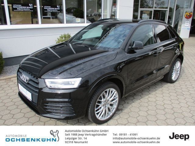 Schwarz metallic Gebraucht 2017 Audi Q3 Design SUV | 27.490 € (Teuer) - Bild 1/4