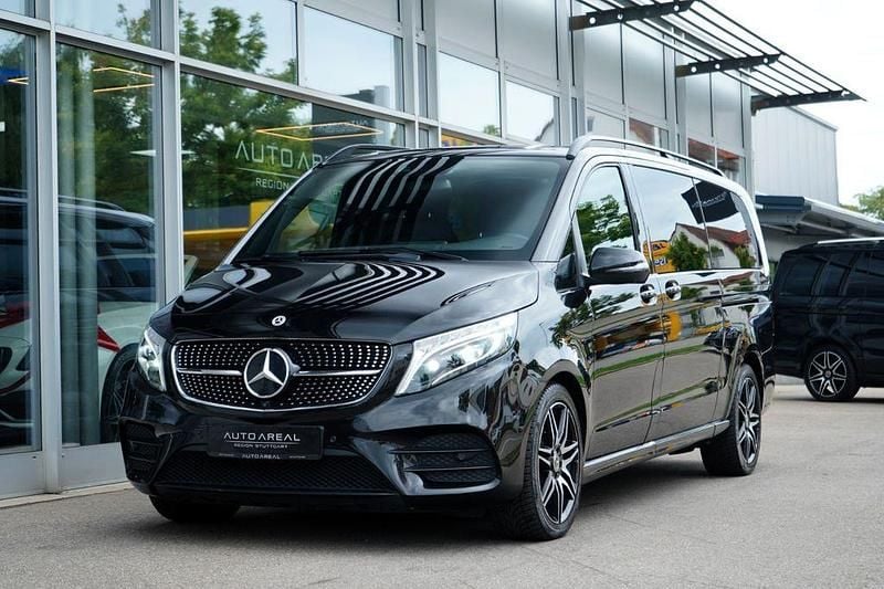 Schwarz Gebraucht 2022 Mercedes V250 AMG Van / Kleinbus | 47.990 € (Teuer) - Bild 1/4