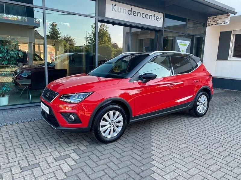 Rot Gebraucht 2021 Seat Arona XCELLENCE SUV | 10.500 € (Superpreis) - Bild 1/4