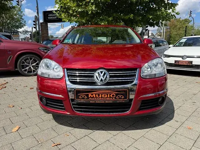 Gebraucht VW Golf V Comfortline 122 PS (89 kW) 2009 Rot Kombi