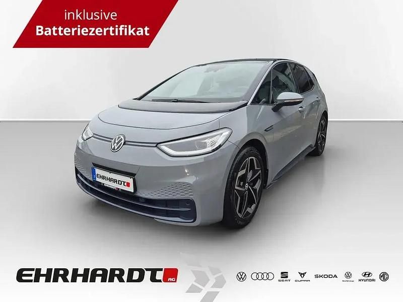 Grau Gebraucht 2021 VW ID.3 Pro Performance Kleinwagen | 19.890 € (Teuer) - Bild 1/3