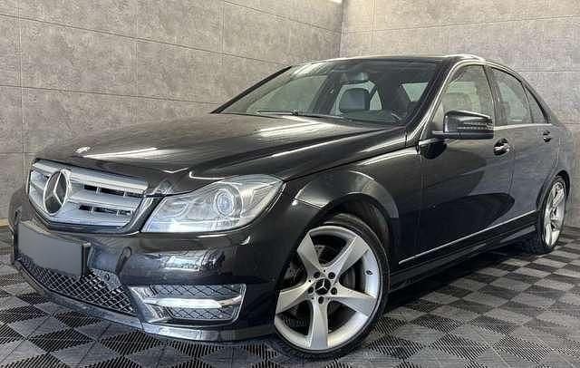 Schwarz Gebraucht 2013 Mercedes C350 AMG line Limousine | 8.980 € (Superpreis) - Bild 1/1