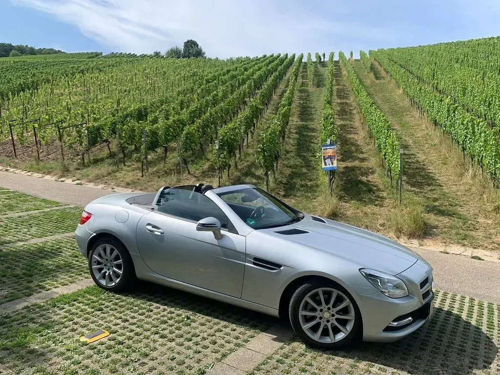 Gebraucht Mercedes SLK200 184 PS (135 kW) 2014 Silber Cabrio