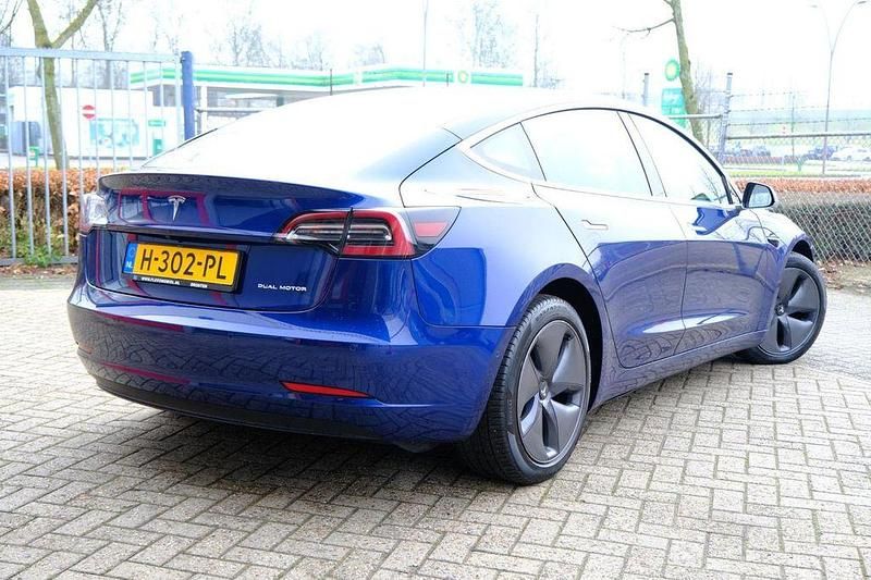 Gebraucht Tesla Model 3 Long Range AWD 258 kW (351 PS) 2020 Blau Limousine
