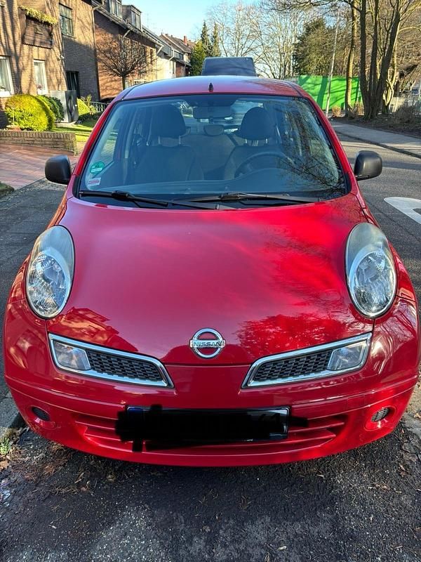 Gebraucht Nissan Micra 2010 Rot Kleinwagen