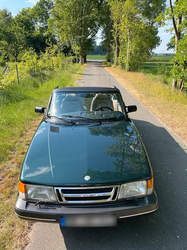 Grün Gebraucht 1992 Saab 900 Cabriolet Cabrio | 17.000 € - Bild 1/4