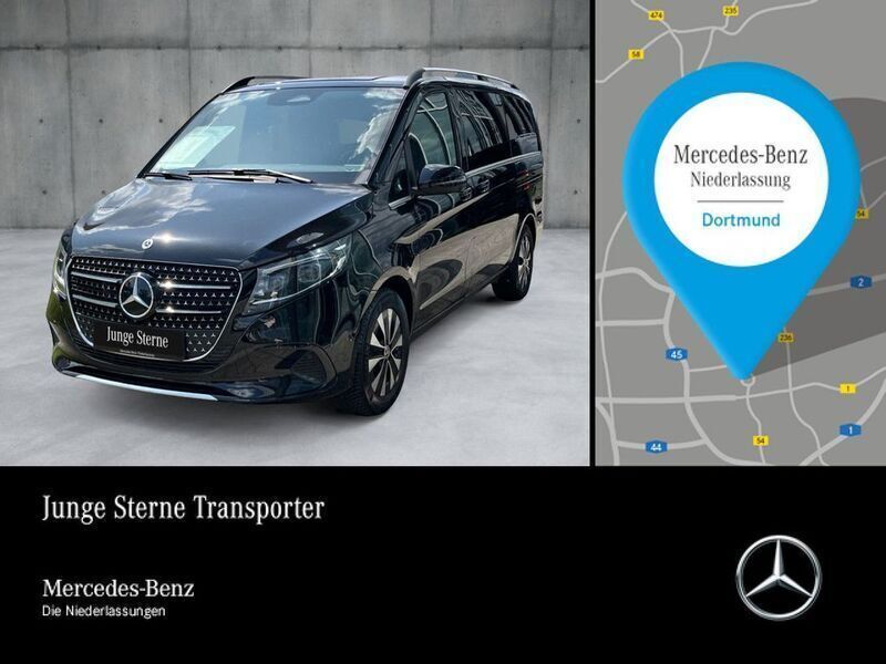 Schwarz Gebraucht 2024 Mercedes V300 Avantgarde Van / Kleinbus | 74.580 € - Bild 1/4