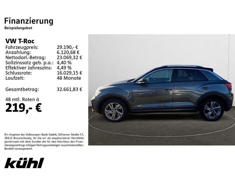 Gebraucht VW T-Roc R-line 190 PS (139 kW) 2022 Grau SUV