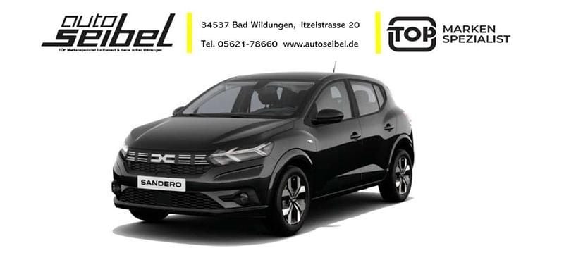 Blackpearlschwarz Gebraucht 2025 Dacia Sandero Expression Kleinwagen | 19.490 € (Fairer Preis) - Bild 1/4
