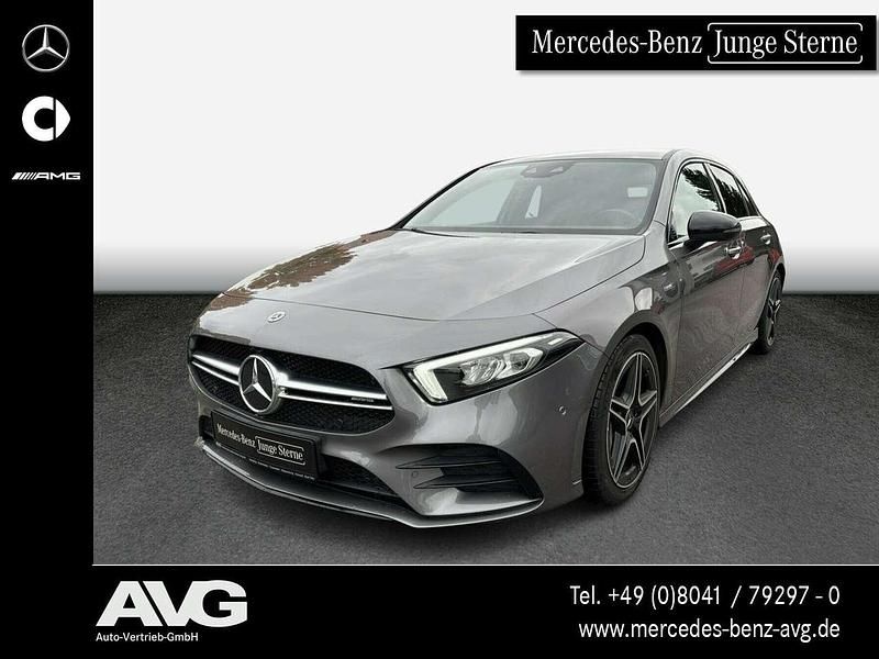 Lack mountaingrau Gebraucht 2020 Mercedes A35 AMG AMG Limousine | 31.900 € (Fairer Preis) - Bild 1/4