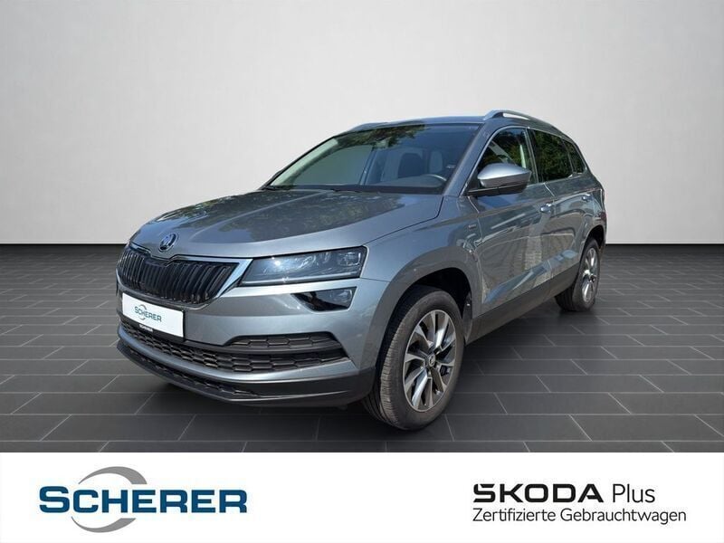 Business grau metallic (metallic) Gebraucht 2021 Skoda Karoq Clever SUV | 22.490 € (Guter Preis) - Bild 1/4