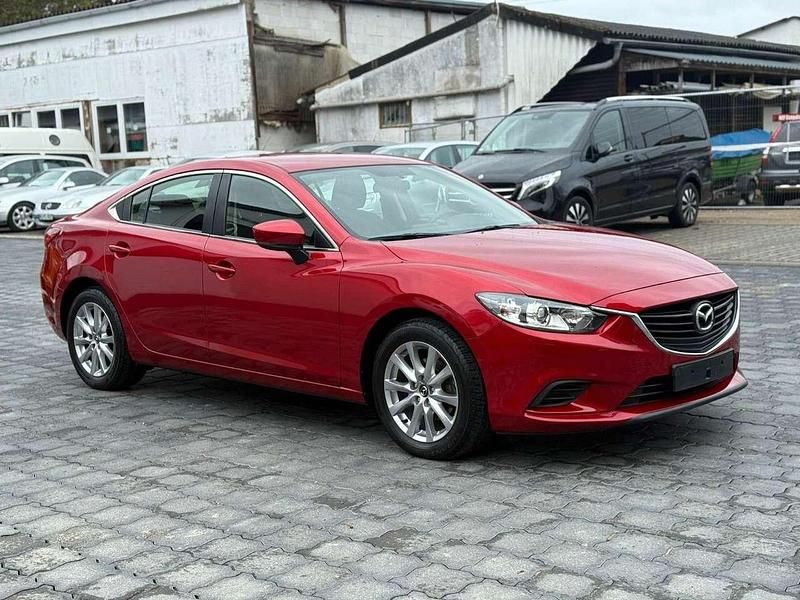 Używany Mazda 6 Prime-Line 145 KM (106 kW) 2018 Czerwony Sedan/Limuzyna