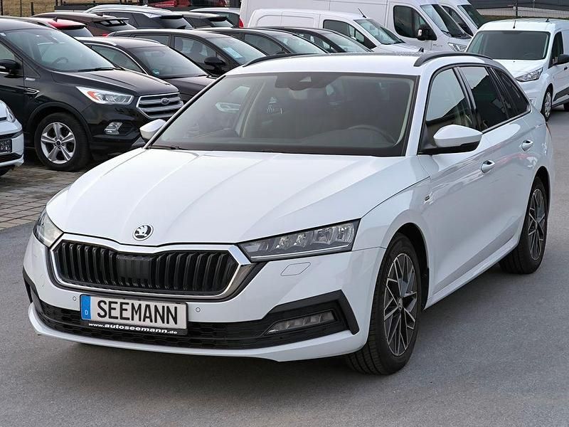 Gebraucht Skoda Octavia Clever 116 PS (85 kW) 2021 Weiß Kombi